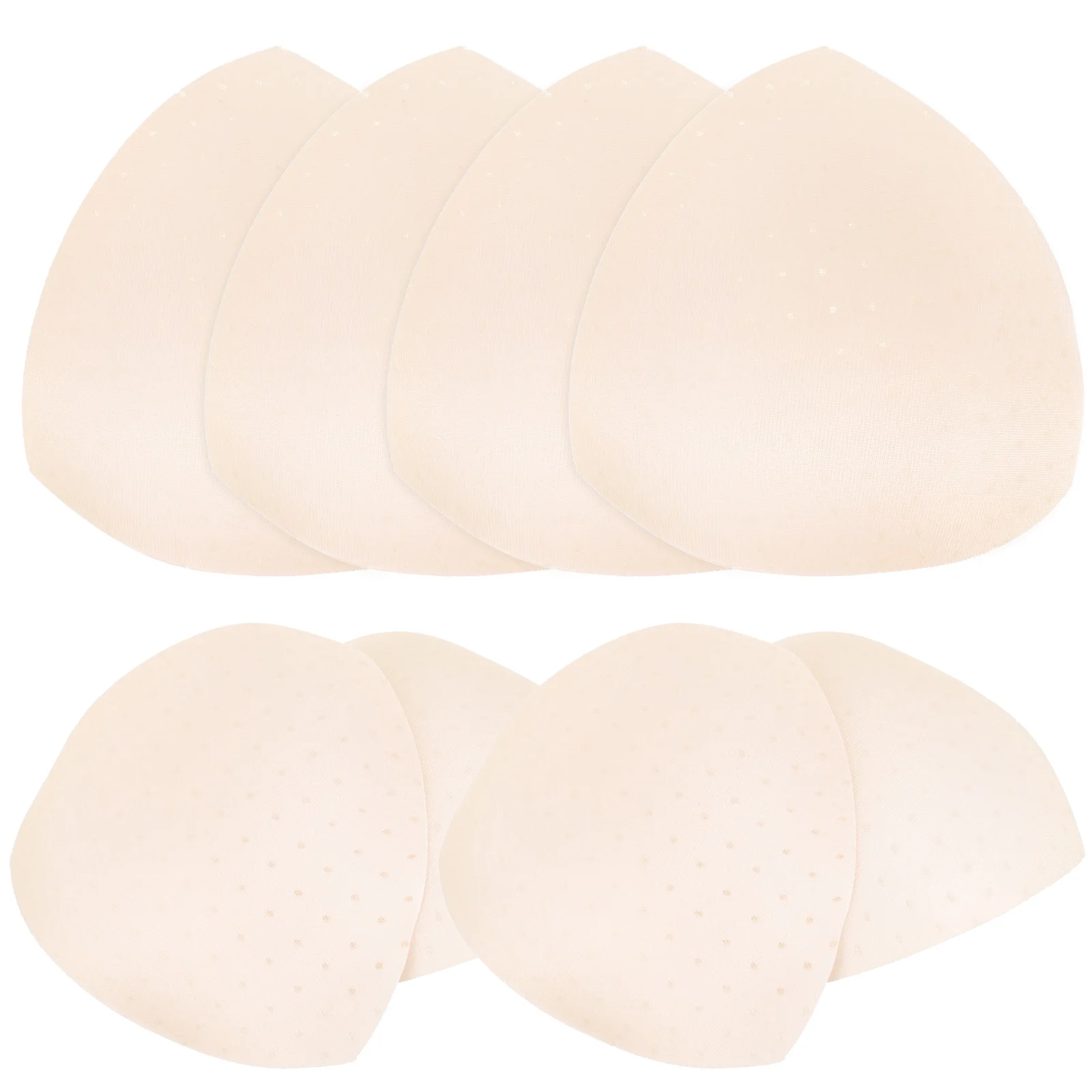 

8 Pcs Anti Exposure Chest Pad Bra Pads Breast under Outfit Bras for Women Sports Inserts Knitted Fabric Cups