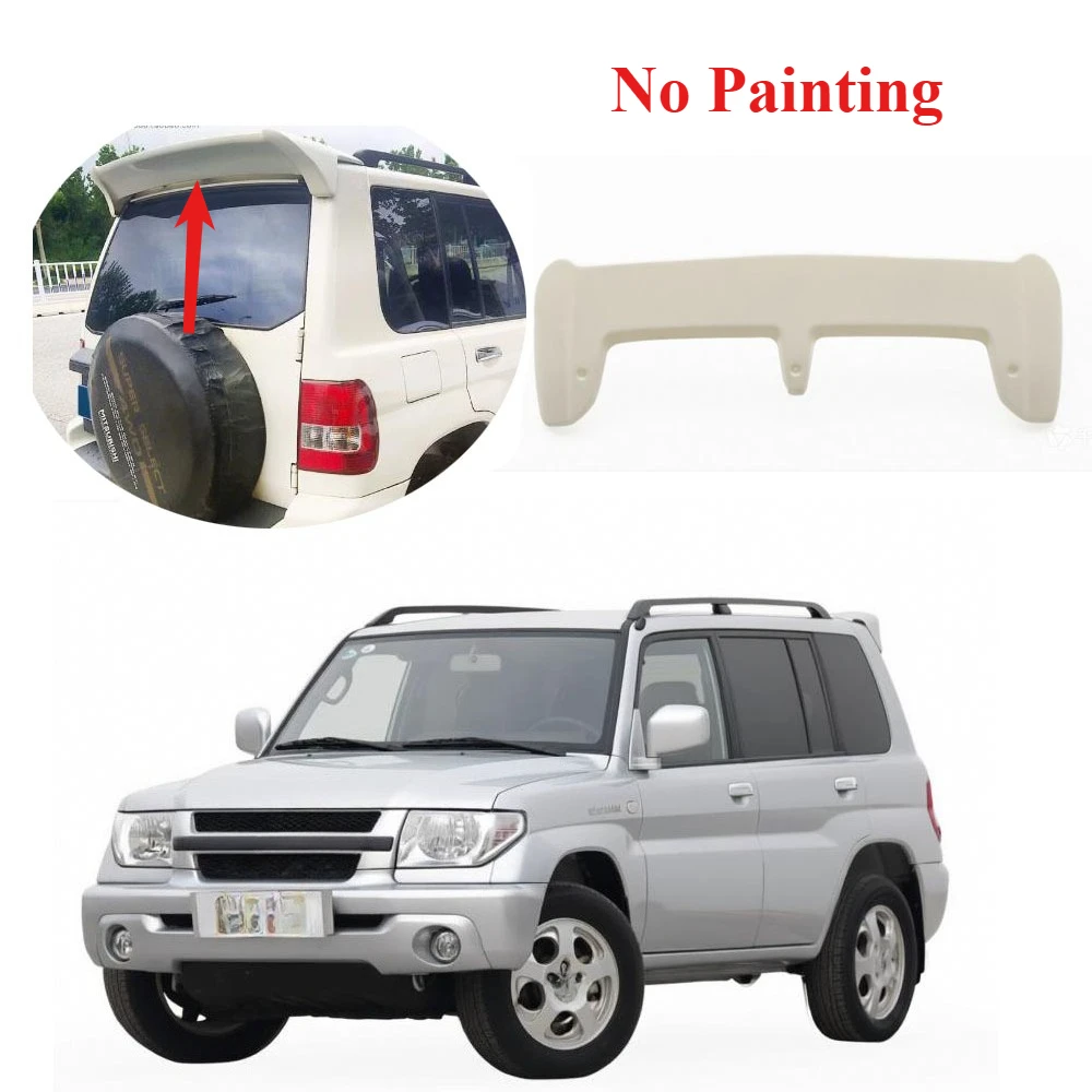 No Painting Spoiler for Pajero Mini H60 Tail Door Dirty Cover Shell Rain Proof Board for Montero Pinin Shell for Shogun IO Shell