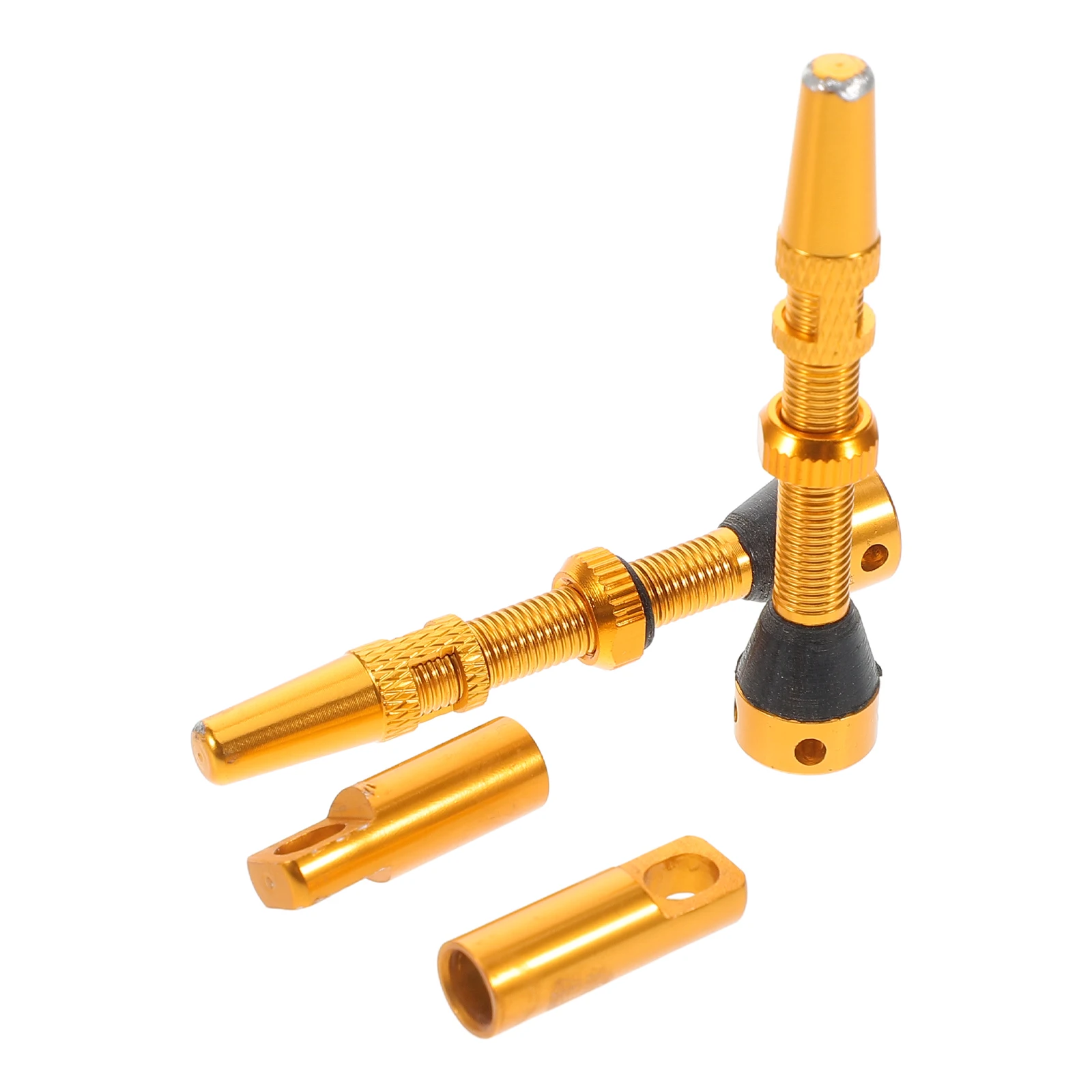 

4pcs Screw On Duty Air Chuck For Tire Inflator Gauge Compressor Accessories Gold Bike Tire Valve Tool