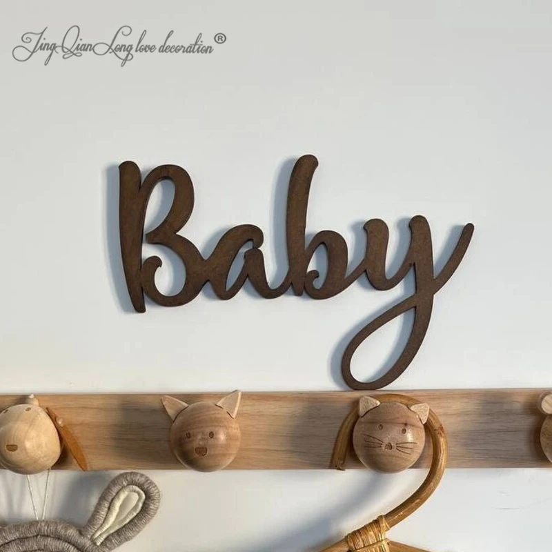 Custom Wooden Name Tag for Children's Room, Boho Plaque, Nursery Decor