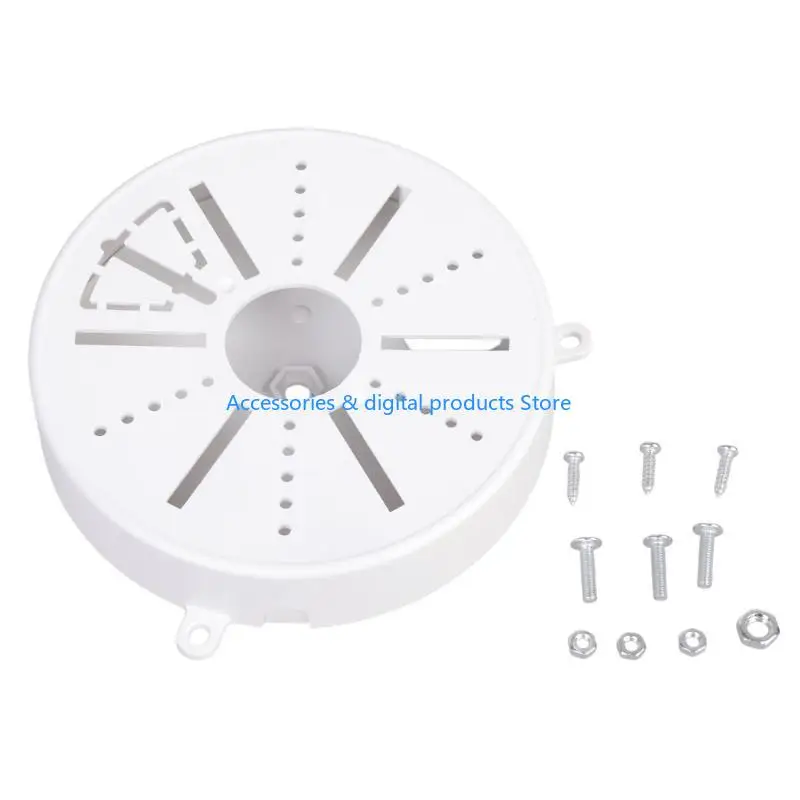 77JD صندوق وصلات كاميرا على شكل قبة احترافي للتركيب على الحائط والسقف مع ميزة إخفاء الكابل بغلاف كاميرا على شكل قبة #5