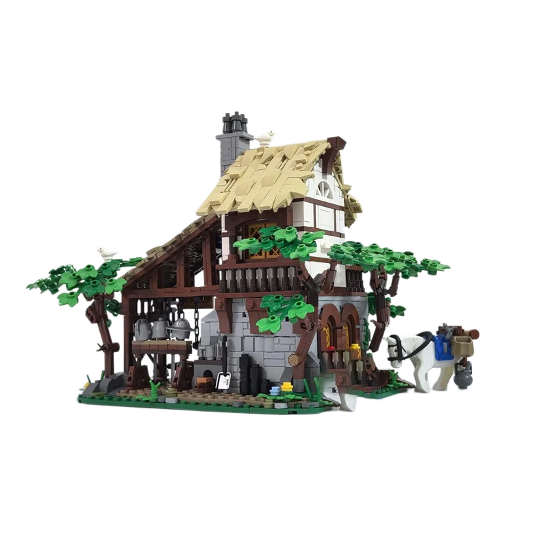 set-di-modelli-della-forgiaria-del-castello-medievale-per-assemblaggio-creativo-set-di-giocattoli-a-blocchi-moc-regalo-ideale-per-ogni-appassionato