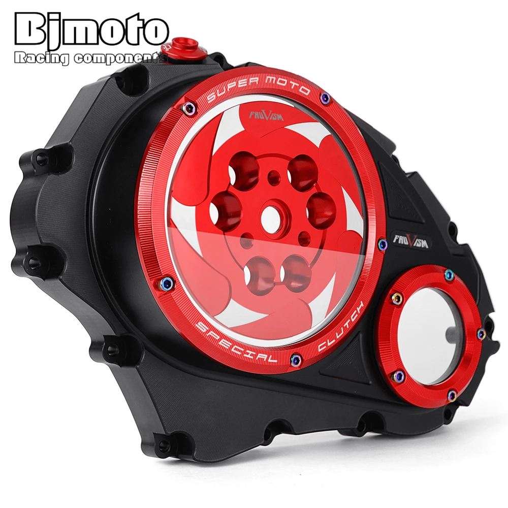 CNC Motorfiets GSX-R1000 Racing Motor Clear Clutch Cover Voor Suzuki GSXR1000 GSX-R GSXR1000 GSX R1000 2007-2016
