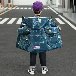 Winter Thicken Windproof Warm Coat for Boys Children Outerwear Kids Clothes Boys Jackets Plus Thick for 4-15 Years Teenager