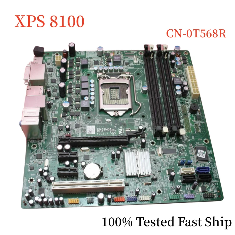 

CN-0T568R For DELL XPS 8100 Motherboard DH57M01 0T568R T568R H57 LGA1156 DDR3 Mainboard 100% Tested Fast Ship