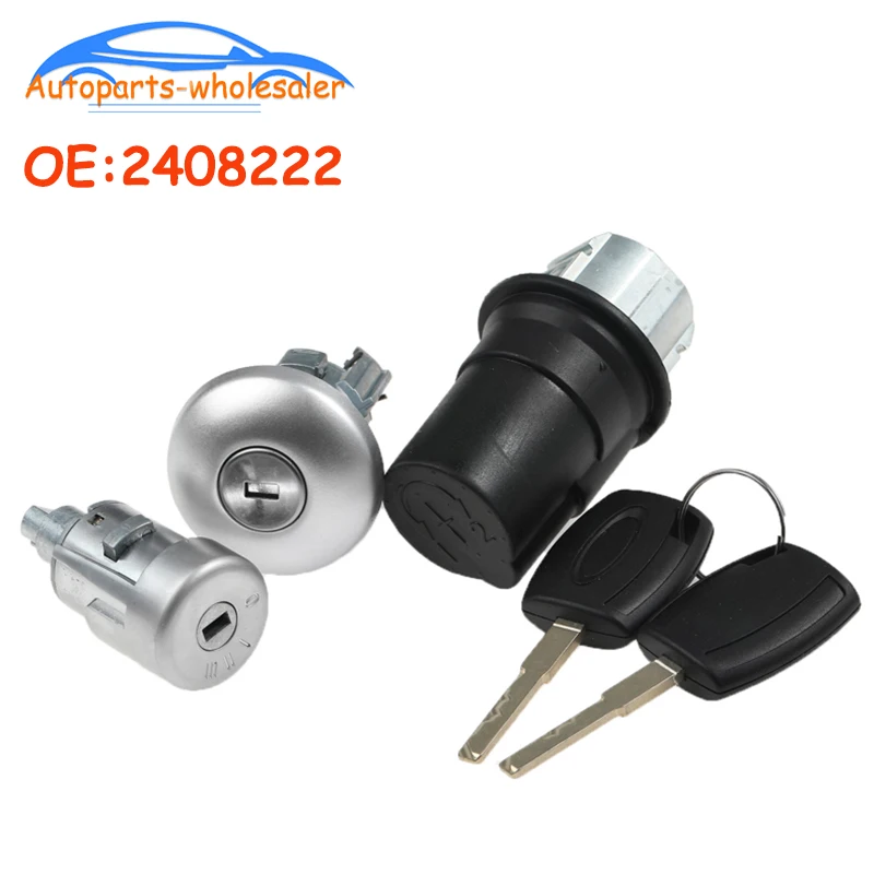 

New 2408222 Fit For Ford Transit MK8 Tourneo Custom 2012-2019 Ignition Switch Barrel Lock Set With 2 Keys Car Accessories