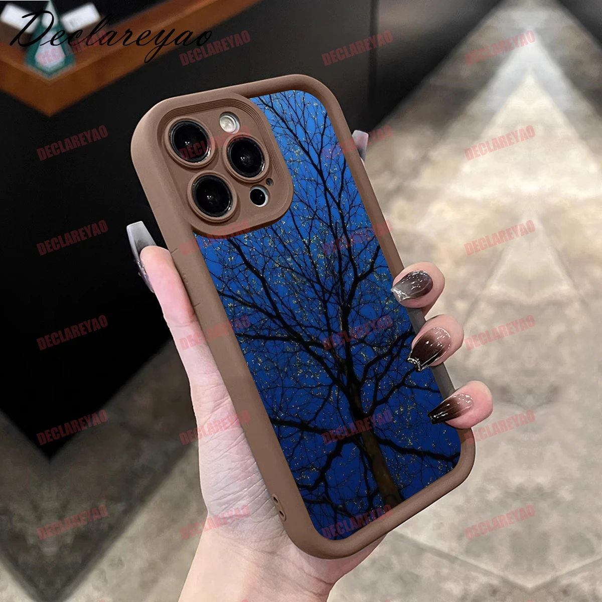 غطاء ناعم نحيف من مادة البولي يوريثان غير اللامعة من DECLAREYAO لهاتف Realme 60 V5 5 7 Pro Plus Note 13 30 GT6 8 C75 حافظة من السيليكون المقاوم للصدمات #2