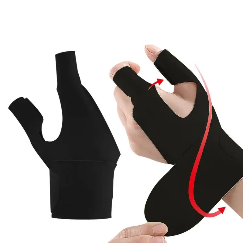 

Wrist And Finger Brace Wrist Compression Sleeve 2 Finger Support Brace Thin Wrist Brace For Working Out Comfortable Breathable