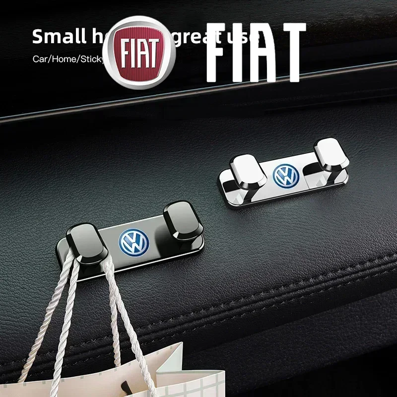Ganchos para coche, soporte de almacenamiento de cables USB para interior, gancho para colgar en la pared para Volkswagen VW Scirocco Golf Amarok T5 Phaeton Teramont ID3