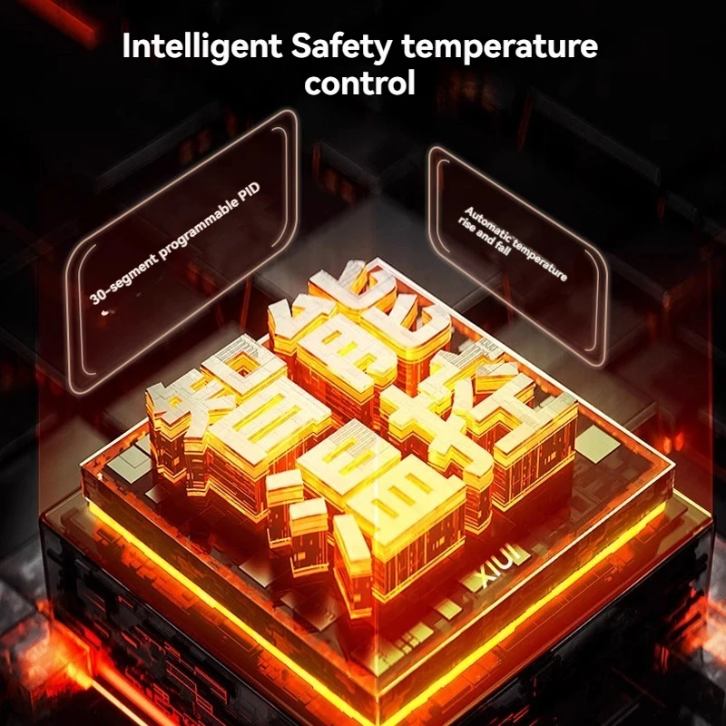 فرن الغلاف الجوي الأنبوبي فرن دثر فراغ مقاومة درجات الحرارة العالية فرن التبريد وإزالة الشحوم