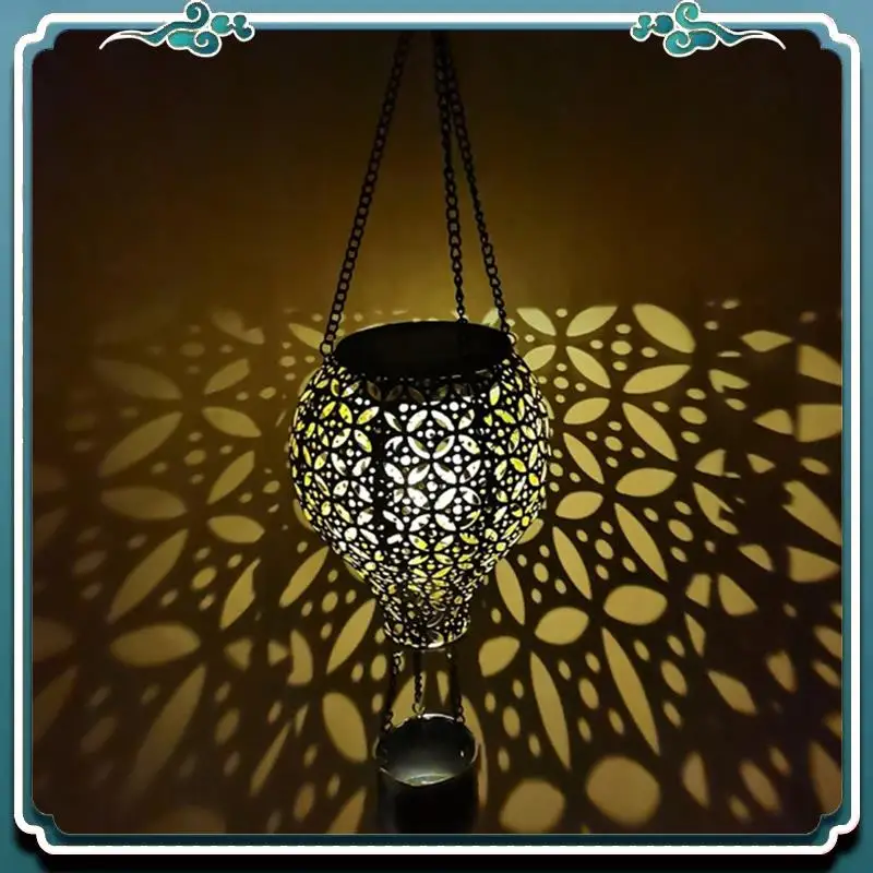 

Reliable Hot Air Balloon Solar Lantern, Flower Hollow Out Solar Powered Hot Air Balloon Lantern Outdoor Waterproof