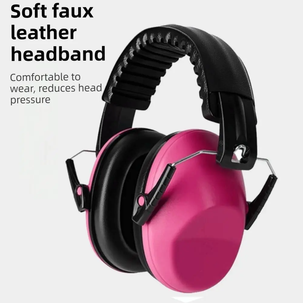 Adjustable Anti-Noise Earmuffs Noise Reduction Head Mounted Ear Protector Safety Hearing Hearing Protection Ear Defenders