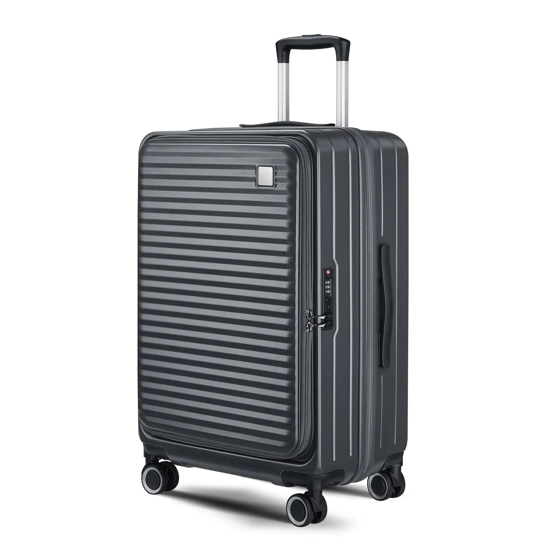 

Travel Suitcase Rolling Luggage Portable Trolley Case with Wheels Lightweight Combination Lock Zipper Large Capacity Luggage