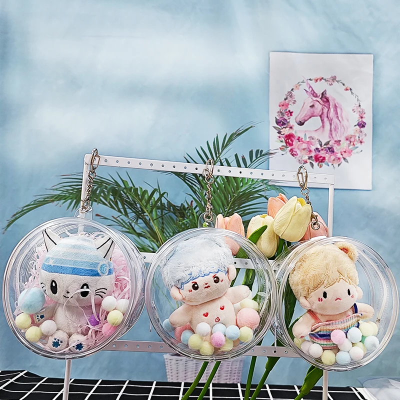 Clear Doll Bag For Ob11 BJD Cartoon Dolls Transparent Protector Pouch For AC Toys Japanese Anime Figure Garage Kit GK