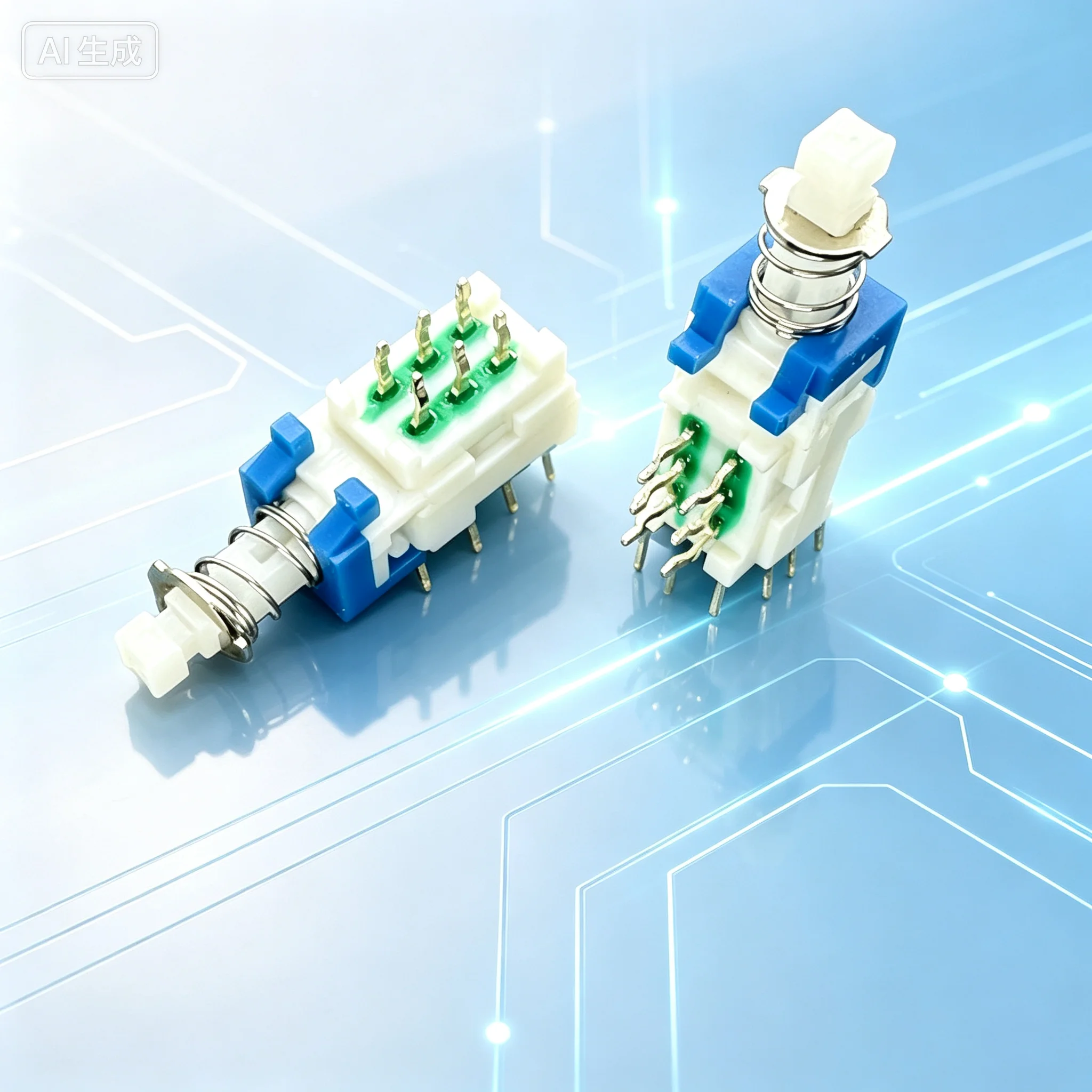 for A03 Latching Push Switch,Double Row 6Pin SPUJ191000 Keyboard Button  50pcs