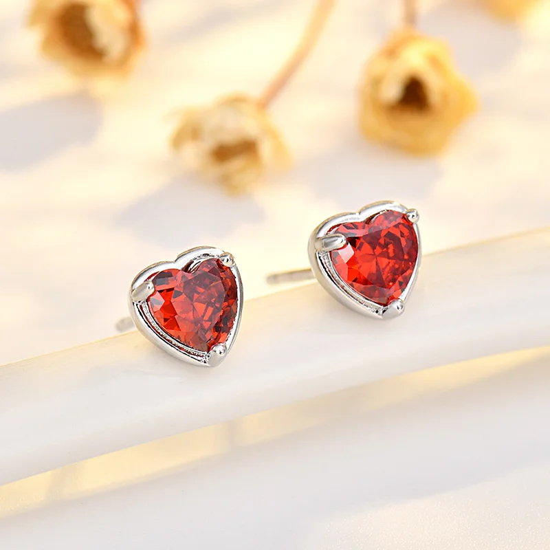 أقراط مرصعة بحجر الحب الأخضر الكريستالي للنساء ، المجوهرات الفاخرة ، هدايا عيد الميلاد ، أزياء الزفاف ، جوهرة 12 شهرًا #4