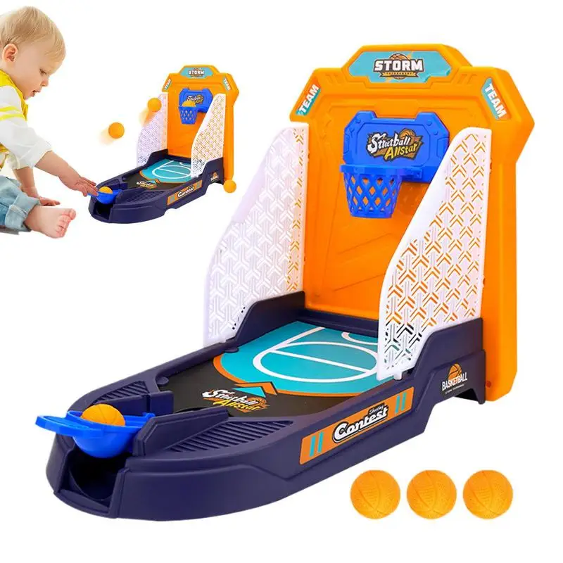 

Basketball Board Game Small Basketball Game 2-Player Machine Desk Toys Party Favors Interactive Toys Tabletop Basketball Game