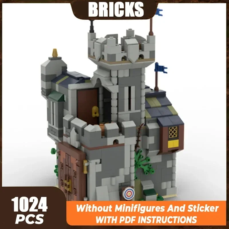 

Moc Building Bricks Medieval Fortress Model Outpost Castle Technology Modular Blocks Gifts Toys For Children DIY Sets Assembly