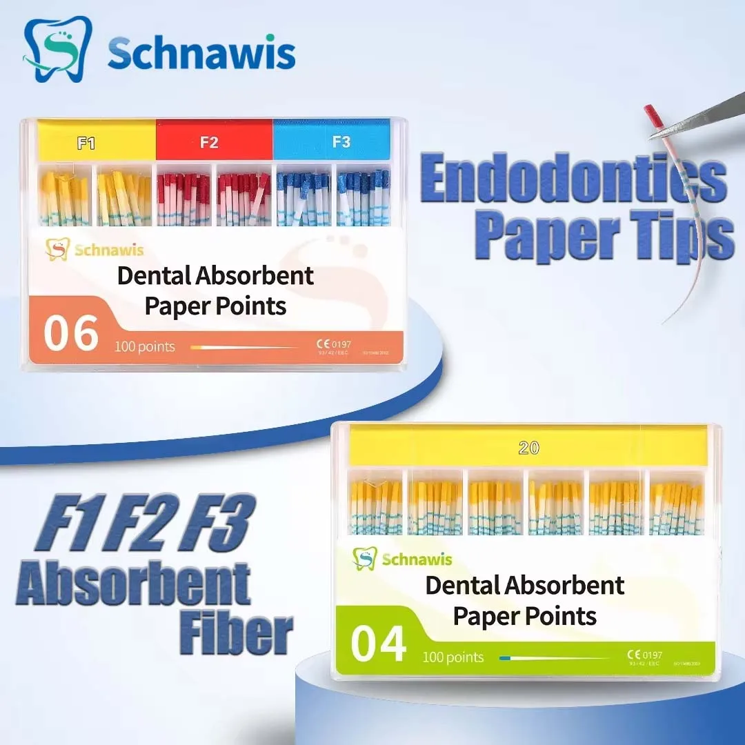 歯科内治療用ペーパーチップ,使い捨てガッタハンガーテーパー,吸収繊維ポール,ポイントマーク,歯科材料,f1,f2,f3