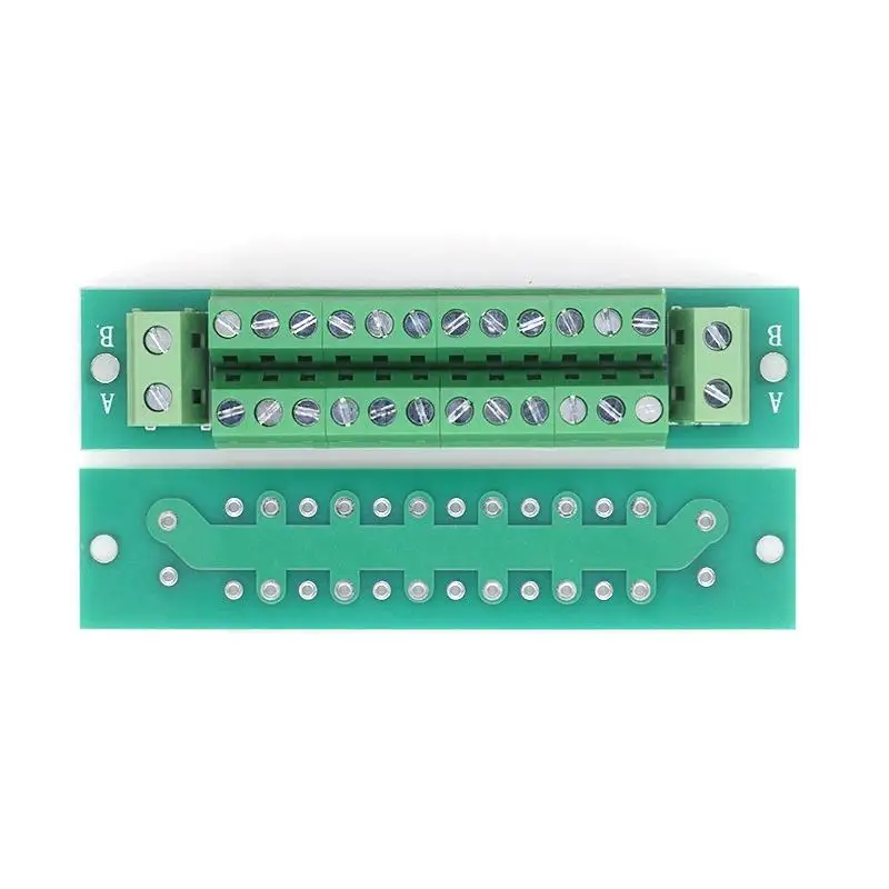 Power Distribution Board 5/7.5mm Pitch Screw Terminal Connector Adapter for Security Device Circuit Installation Repairs
