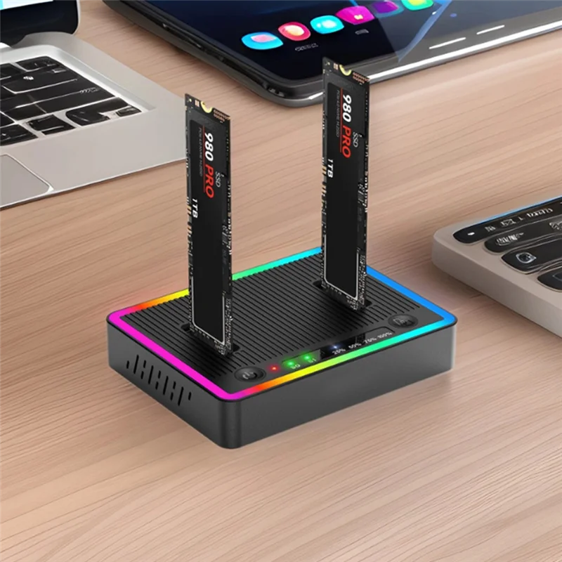 

Копировальный аппарат с двумя протоколами M. 2 Док-станция SATA/Nvme Базовая поддержка для коробок жестких дисков Функция клонирования в автономномном режиме Емкость 20 ГБ
