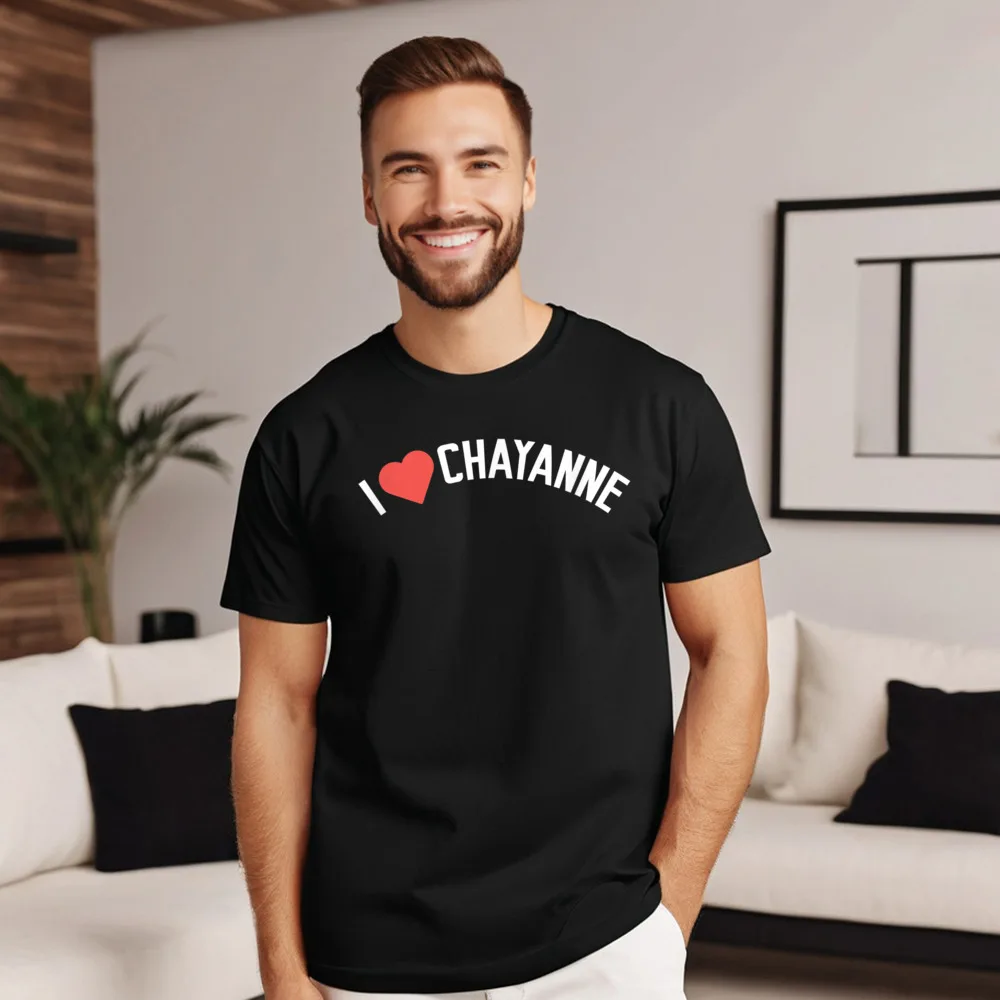 First Name Chayanne Gift I Mens Special Tops Tees Crewneck NEW YEAR DAY Combed cotton Tshirts Print Short Sleeve Tee-Shirt