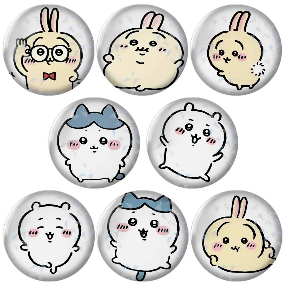 Cute Usagi Hachiware Ushachi-i Brooch Metal Badge Brooch, Fashion Decorative Pins for Hat Bag Clothing Decoration Gift,Souvenir.