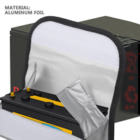 Fireproof Pouch for Lithium Safe Storage Spacious Lightweight Aluminum Foil Durable Chargeable Bag Lipo Explosion-Proof