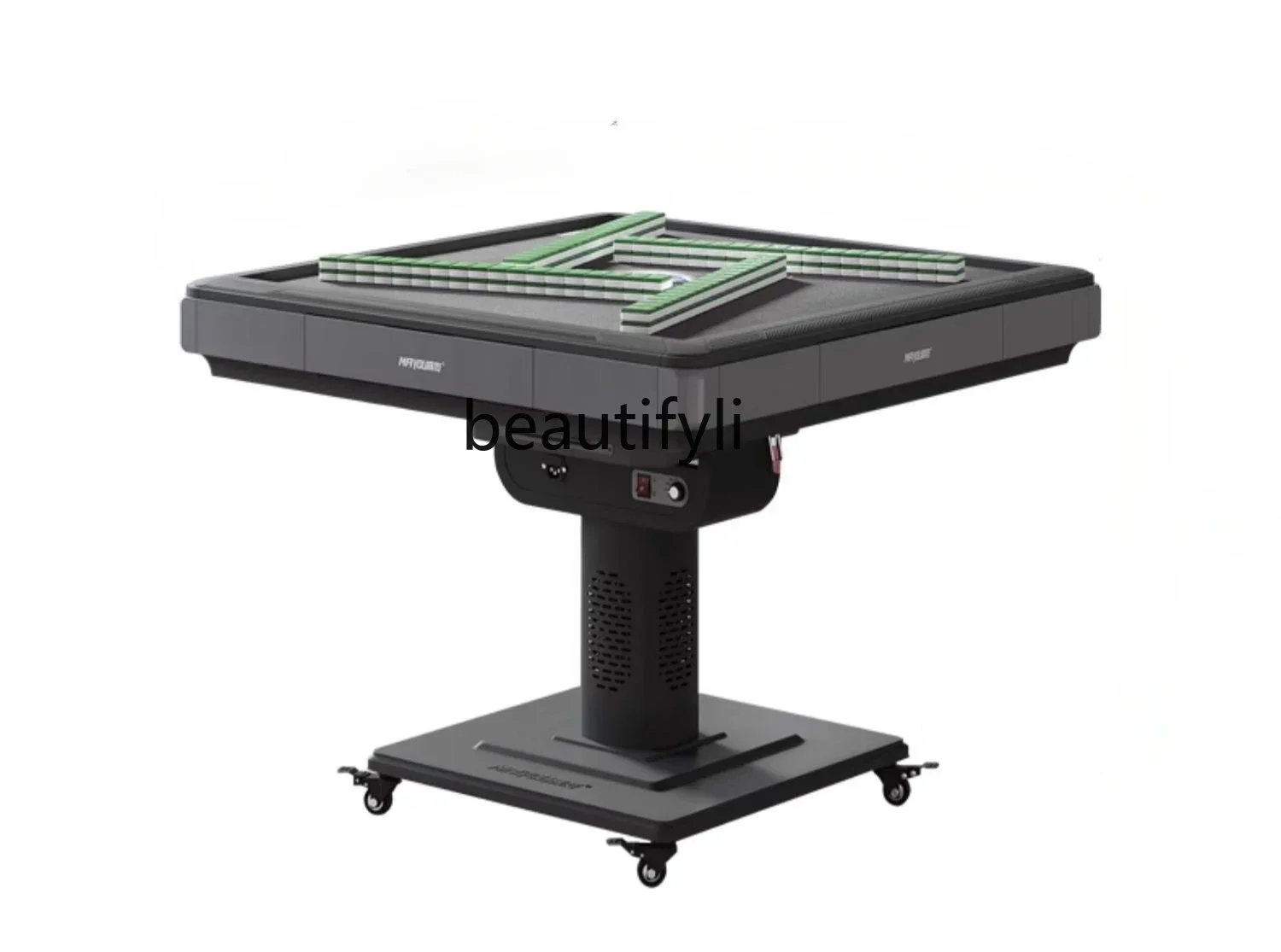 

Folding mahjong machine Automatic household integrated heating dining table Dual-purpose mahjong table