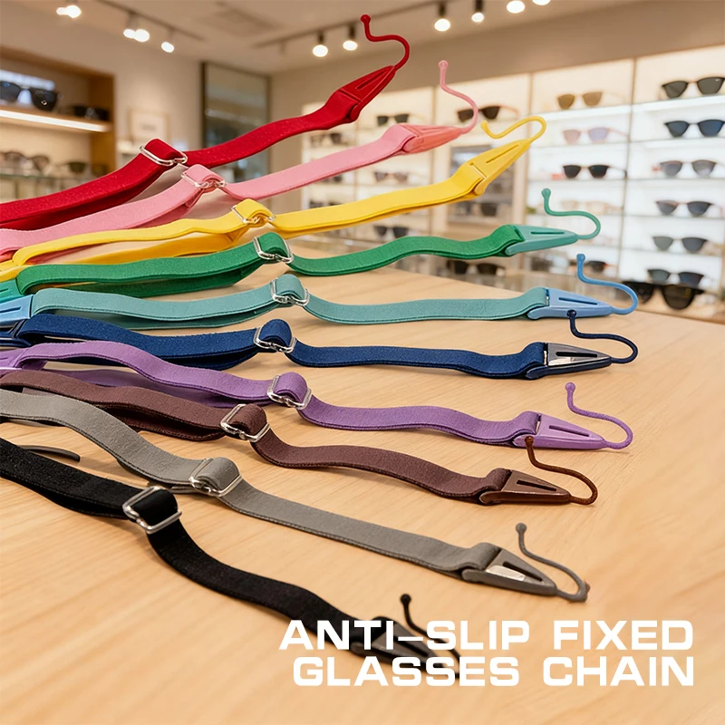 1Pcs Glasses Rope Anti Slip Eyeglasses Chain Adjustable Detachable Elastic Cord Holder Sport Lanyard Glasses Accessories