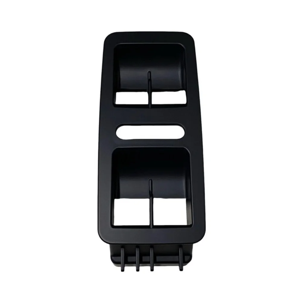 

Door Switch Trim Black Window Switch Frame ABS Plastic Replacement Installation Quick Install Auto Interior Repair