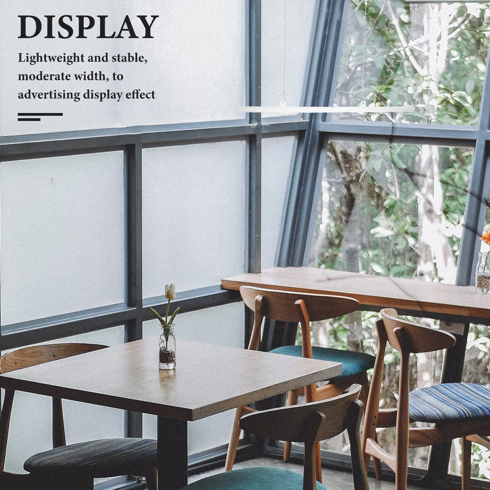 

10Pcs Poster Hanging Bar Professional Display Business Signs Malls Supermarkets Ad Flag Hanger Garden Flag Hanger