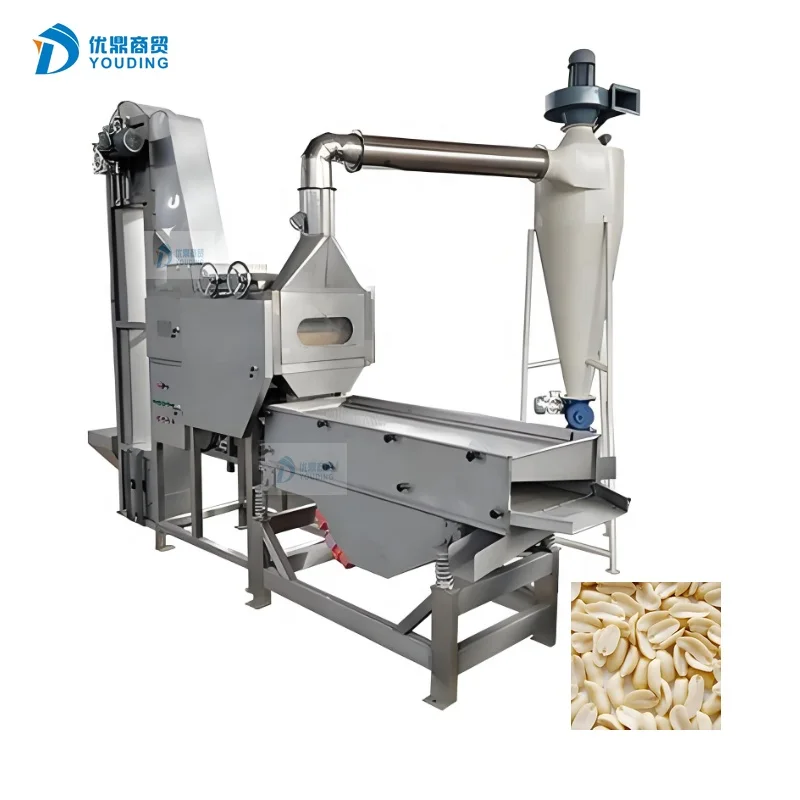 Popular Peanut Roaster And Peeled Machine Cheap Peanut Kernel Peeling Machine