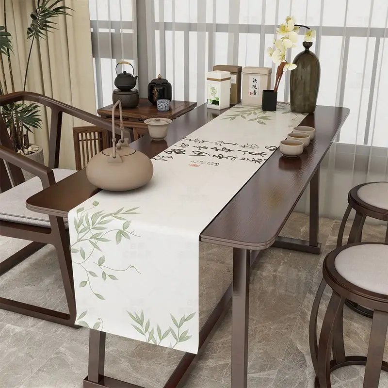 1pc Table Runner for Dining Table Kitchen Decor Anti-stain Dining Table Tablecloth Rectangular Dining Table Runner