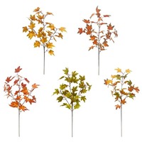 Simulation Maple Leaf Harvest Festival Thanksgiving Autumn Colors Festival Party Interior Decoration  Artificial Plants
