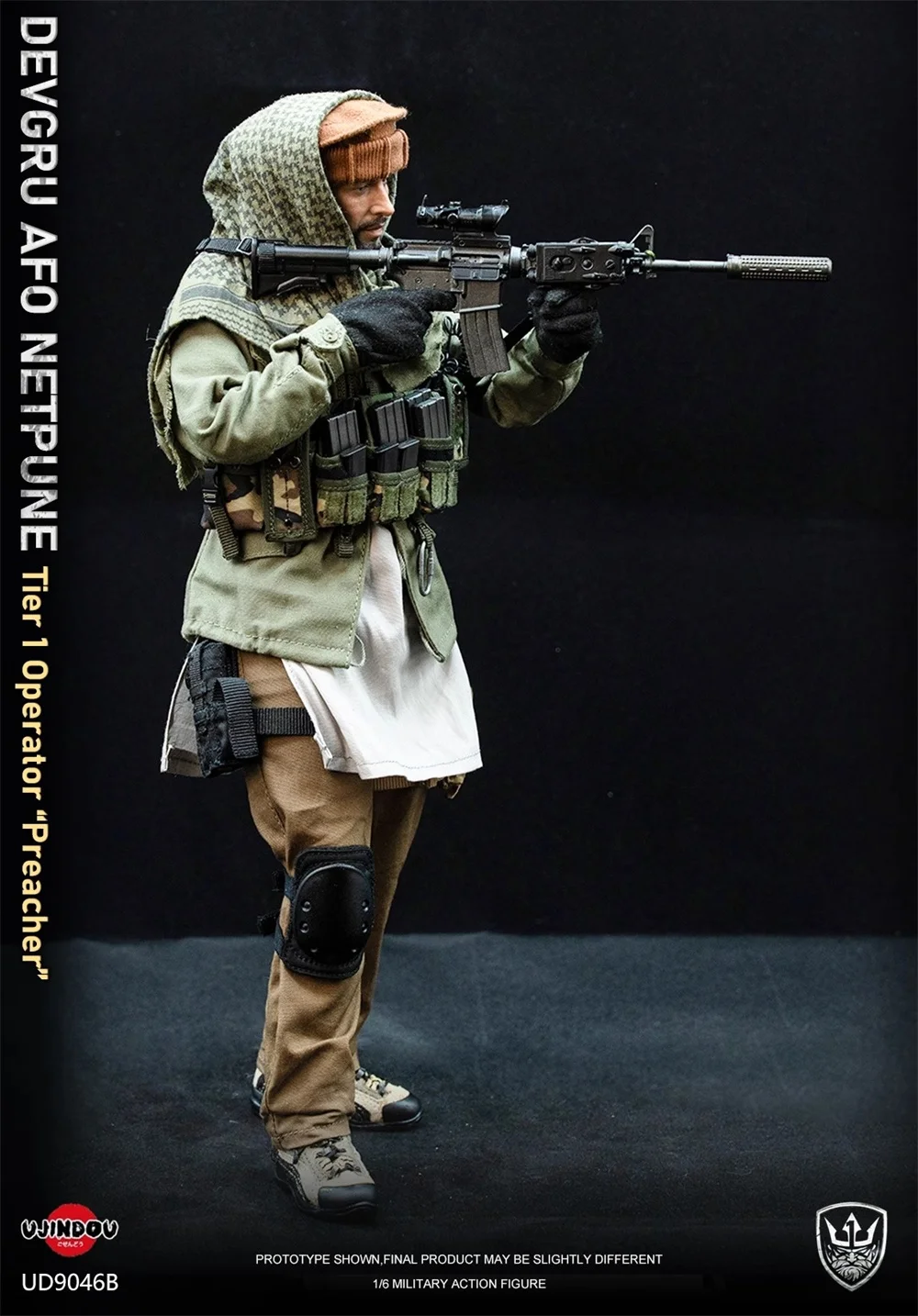 Auf Lager Maßstab 1:6 2-Version Jagd Actionfigur Soldat Betriebseinheit 2001 UJINDOU UD9046B UJINDOU UD9046A Komplettset für Fans