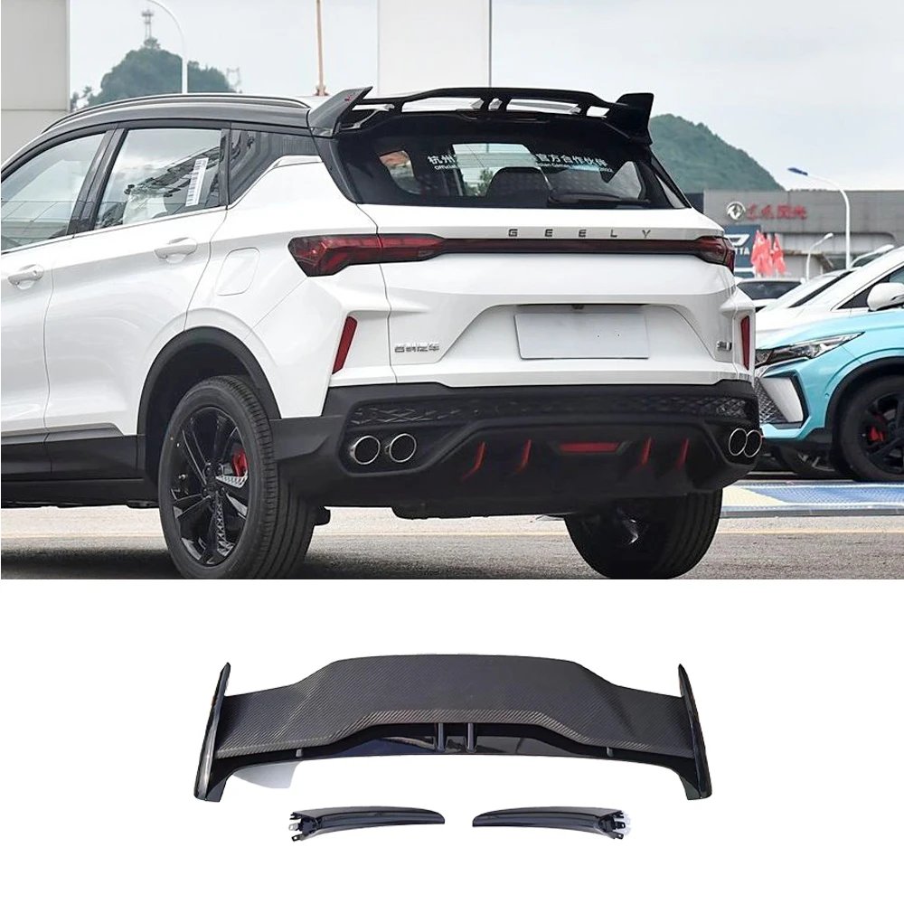 Rear Spoiler For Geely Coolray proton X50 2019-2025 Modified ABS Top Wing Tail wing Auto Accessories Body Kit