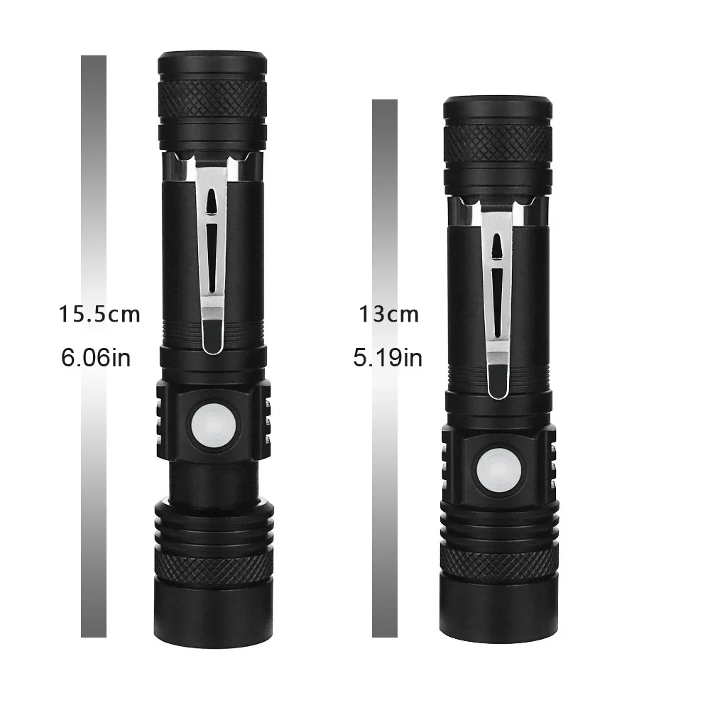 USB Rechargeable  4000LM Ultra Bright LED Flashlight led torch T6  lanterna Bicycle Light Use18650 Battery.For cycling outdoors