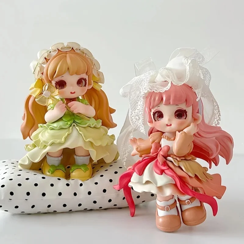 

Original Miana Vintage Series Blind Box Cute Character Figure Collectible Desktop Ornament Trendy Toy Gift For Adult Collectors