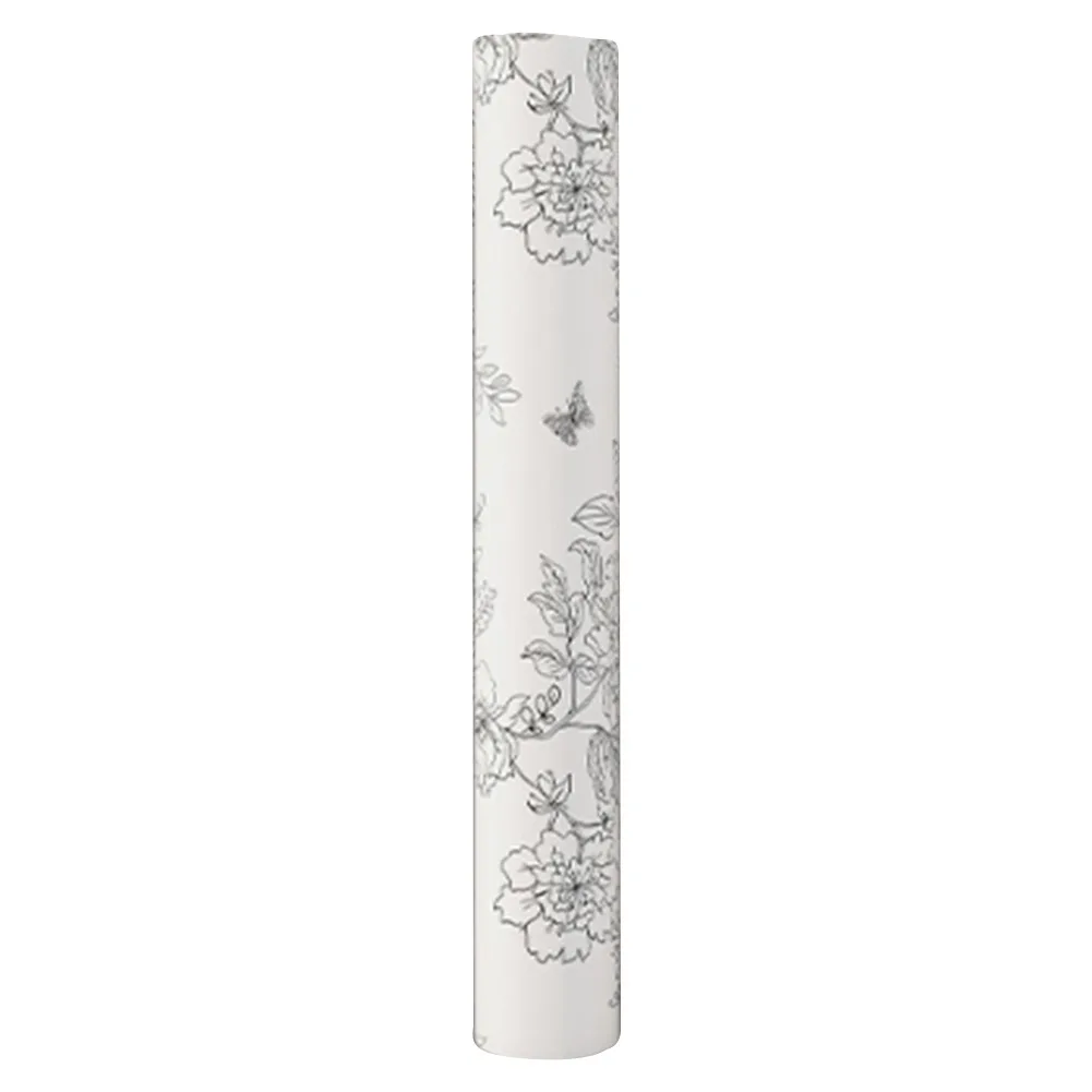 Ink Painting Wallpaper Floral Pattern Wallpaper Creative Home Decor Easy To Install Wallpaper High-quality Paper Material