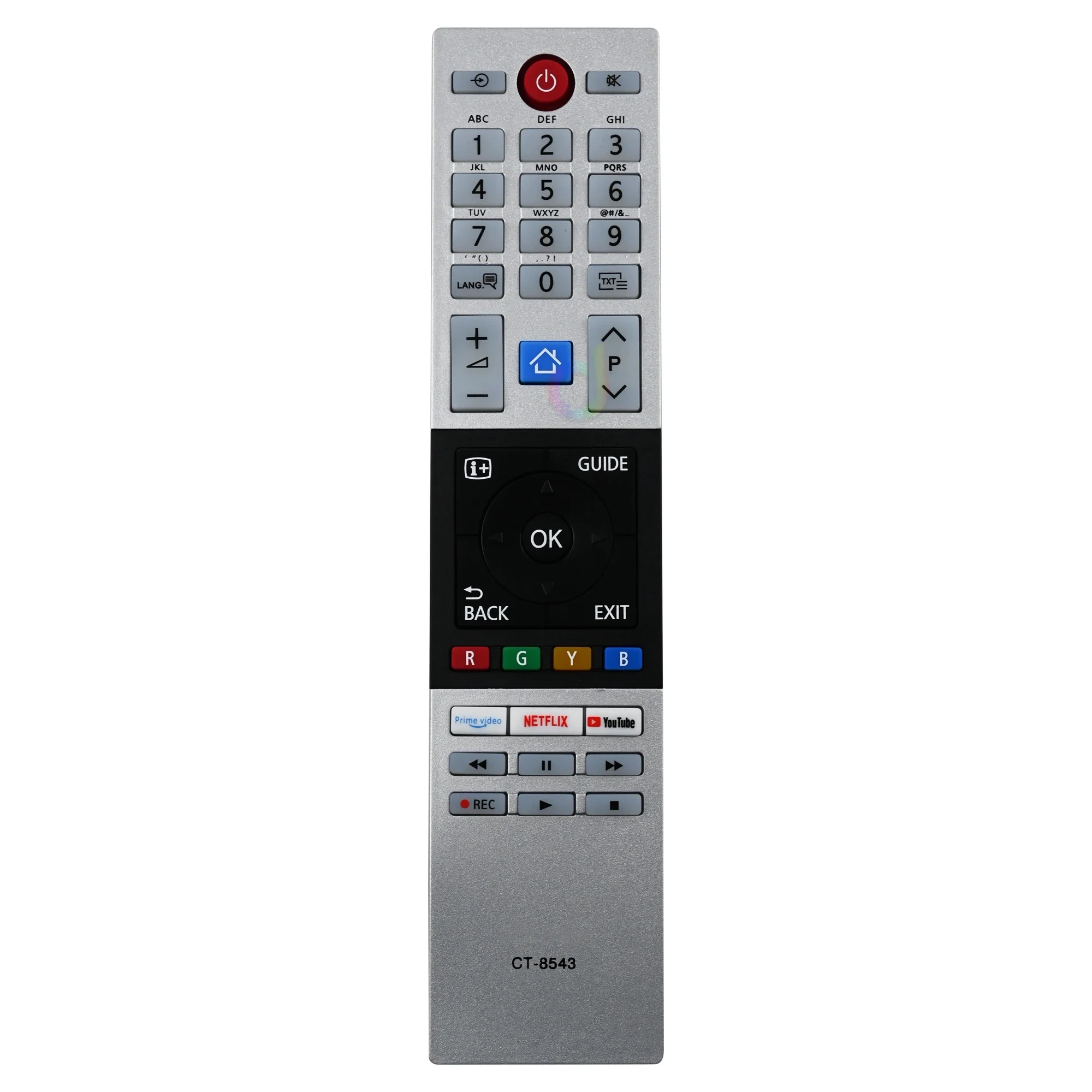 New Remote Control CT-8543 for Toshiba 40L2863DG 32L3963DA 32L3863DG 32W2863DG 49L2863DG 49T6863DA 55U6863DA 55V5863DG