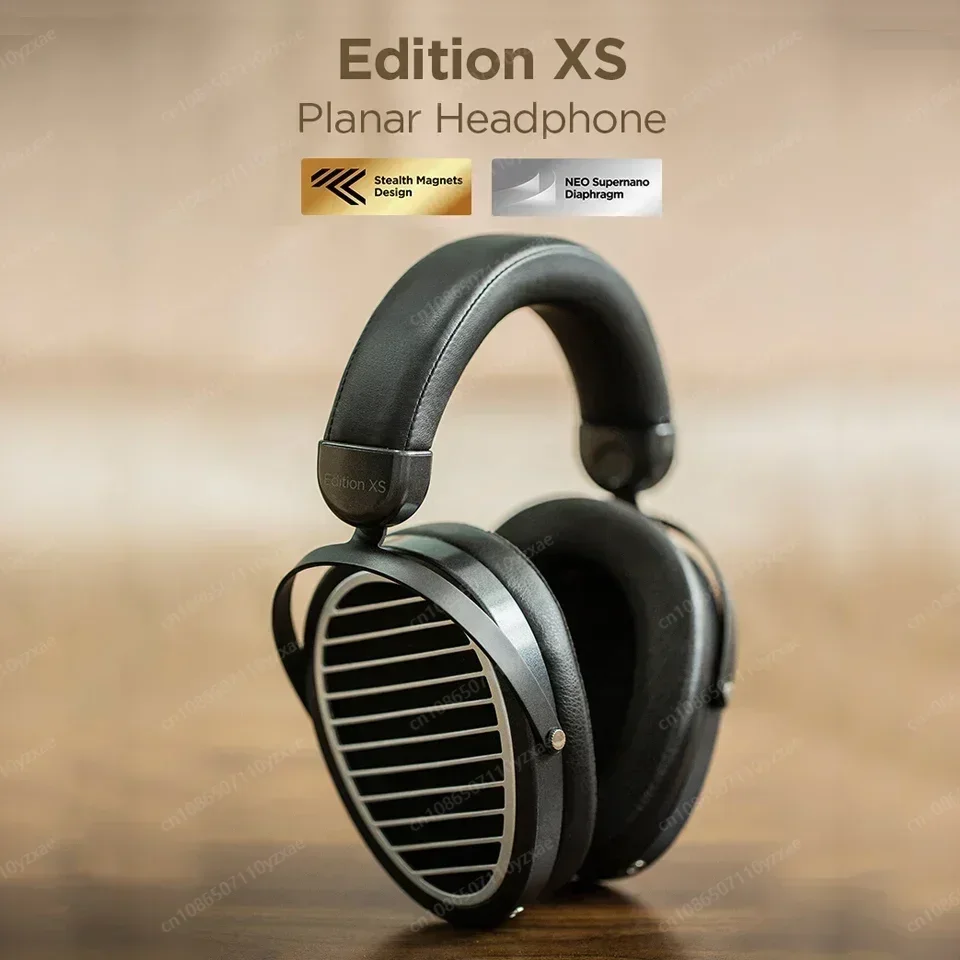 Edition XS Stealth Magnet Full-Size Over-Ear Open-Back Planar Magnetic HiFi Headphones Adjustable Headband NEO Diaphragm