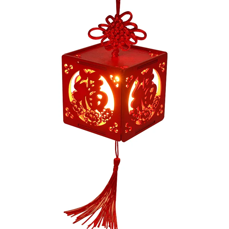 

Lantern Festival Lantern Children's New Year Spring Festival Hanging Decoration Festive Lantern GD Pendant Glowing Night Lights