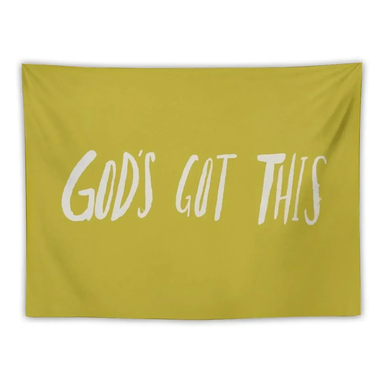 

God's Got This x Mustard Tapestry Custom Living Room Decoration Tapestry