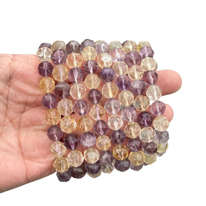 

Shinzue Jewelry Faceted Natural Amethyst Fashion Simple Style Girlfriend Bracelet