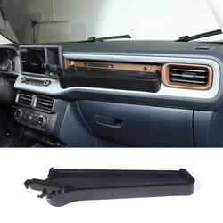 ABS Car Co-Pilot Front Storage Box With Mobile Phone Holder For Ford Maverick 2022-2024 Organizer Tray Accessories