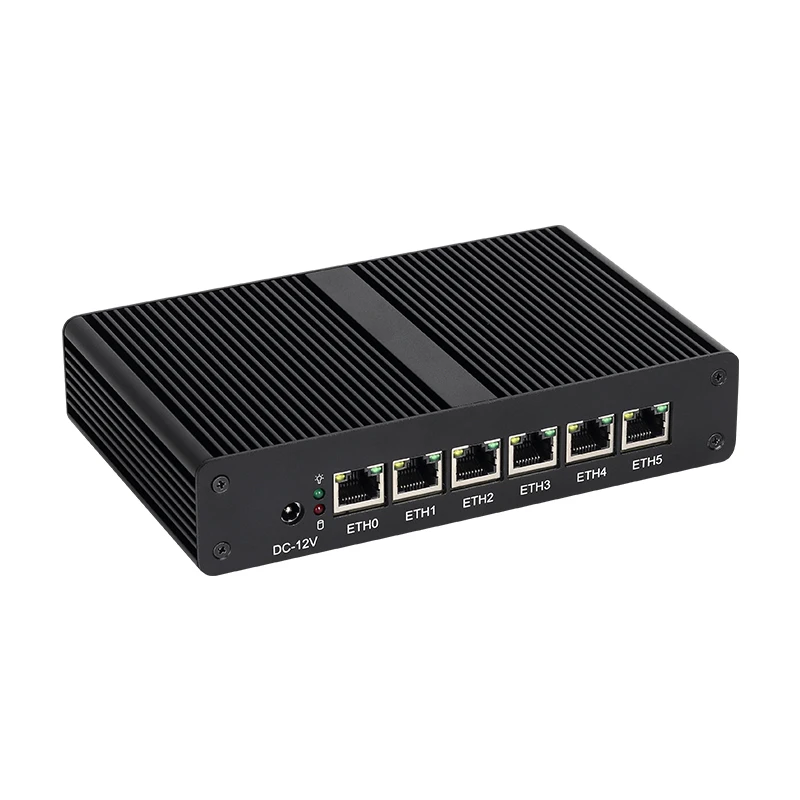 

Fanless Mini PC Pentium 4405U 6x Intel Ethernet i211AT PXE WOL WiFi 3G 4G SIM Windows Linux Pfsense X86 Router OS Firewall