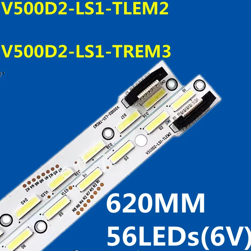 2pcs led hintergrund beleuchtung streifen 56 lampen V500D2-LS1-TREM3/tlem2 für TX-50ASW604 TX-50AS600B TX-50AS520B TX-50A400B lu50h7300 V500DK2-KS1