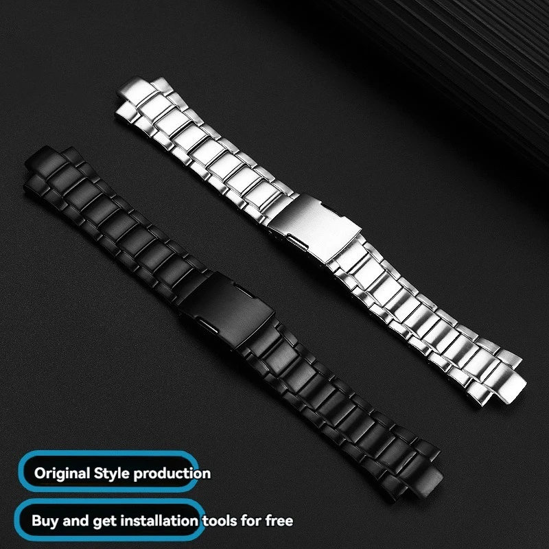 Stainless steel watchband For Casio EDIFICE Series EQW-M1100 EQW-A1000 watch strap Repair Tool Men\'s watch accessories