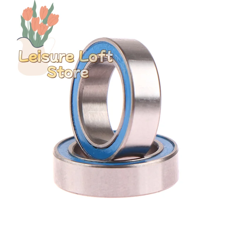 2Pcs 6700 2RS 10X15X4mm Motor Level Blue Rubber Seals Bearing Model Bearing Motor Bearing